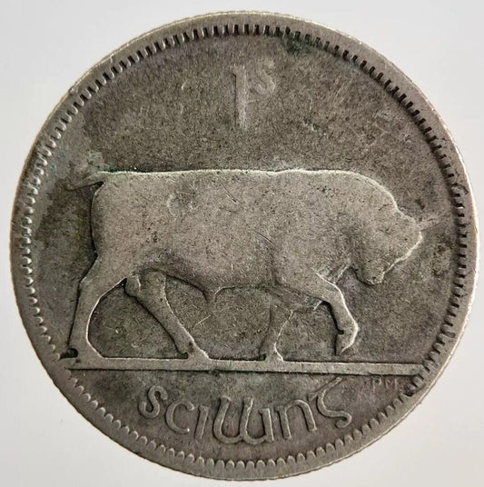 1930 Irish Shilling 1s Bull Silver Coin | Collectable Grade