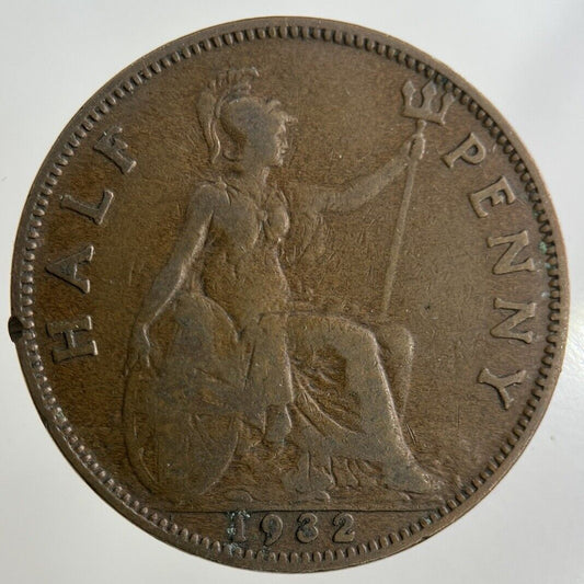 1932 George V Half-Penny Coin | Collectable Grade