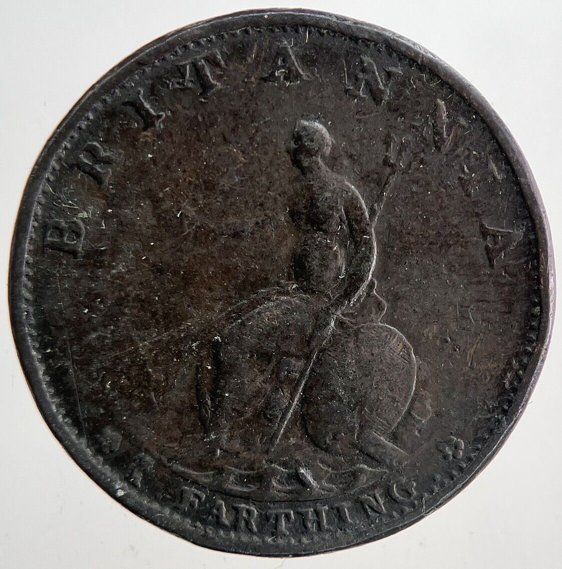 1799 George 3rd III Farthing Coin | Fine Collectable Grade | a6786