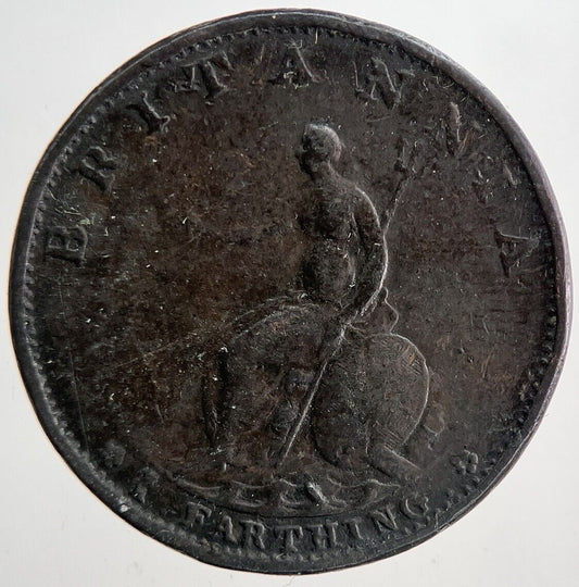 1799 George 3rd III Farthing Coin | Fine Collectable Grade | a6786
