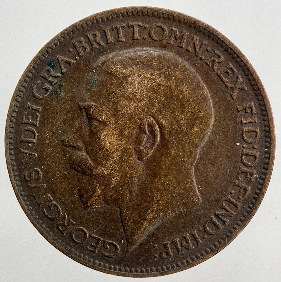 1923 George V Farthing Coin | Fine Collectable Grade