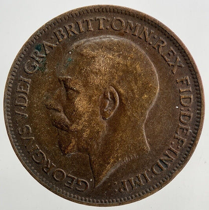 1923 George V Farthing Coin | Fine Collectable Grade