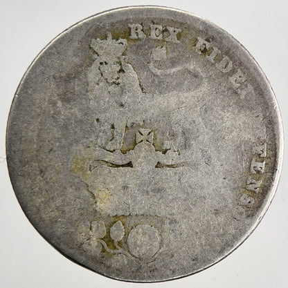 1829 George IV Shilling Silver Coin | Fair Grade | a9574