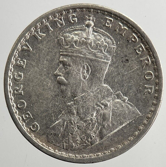 1917 India Silver 2 Annas Coin | Very High Grade | a5602