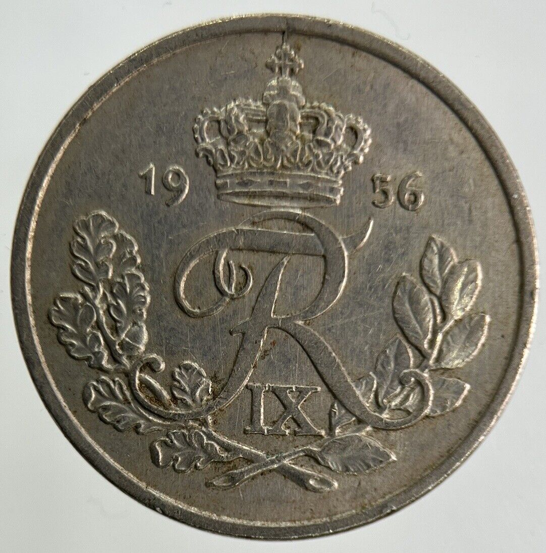 1956 Denmark 25 Ore Coin | Fine Collectable Grade