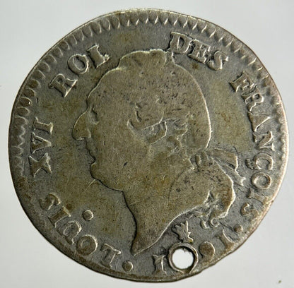 1791 France 15 Sol Silver Coin | Collectable Grade