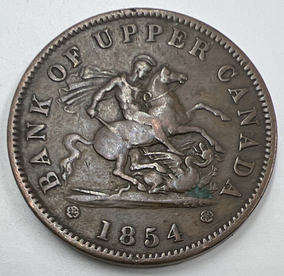 1854 Bank of Upper Canada Token | Very High Grade