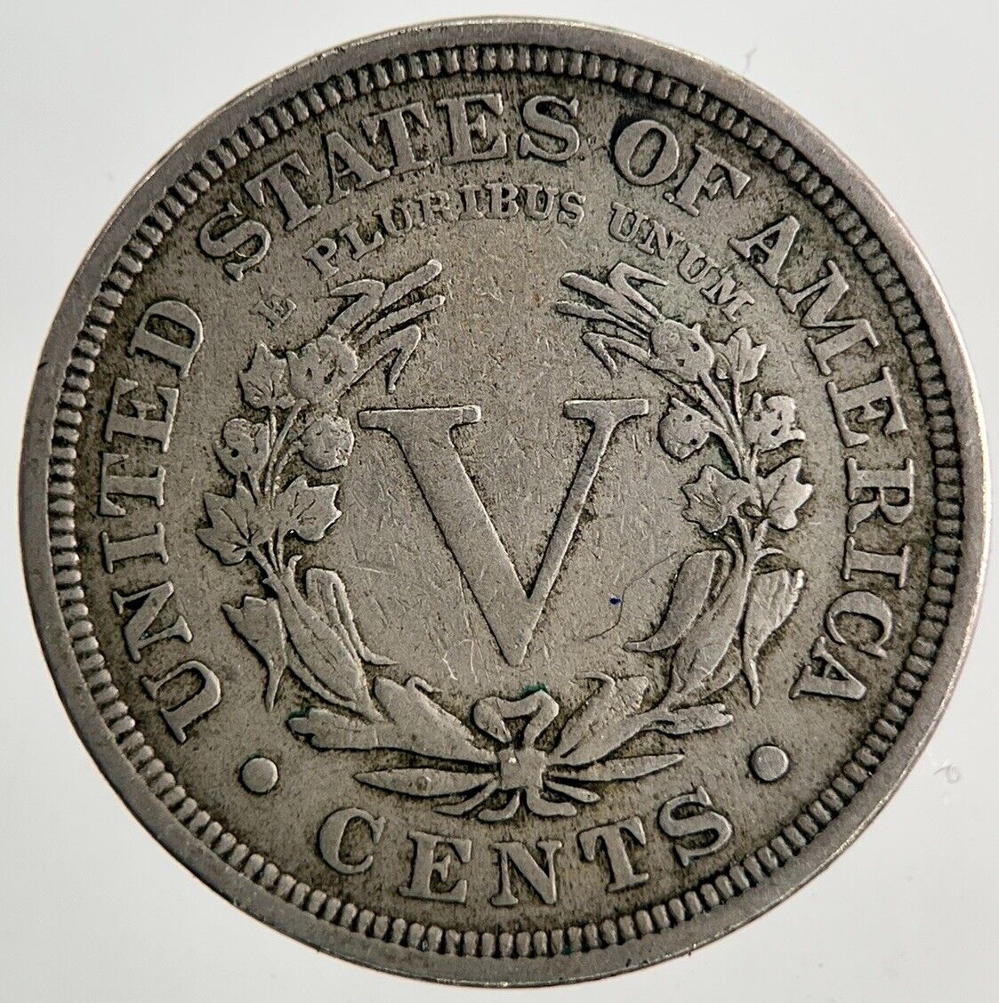 1907 US USA Barber 5 V Cents Coin | Fine Collectable Grade | a9517