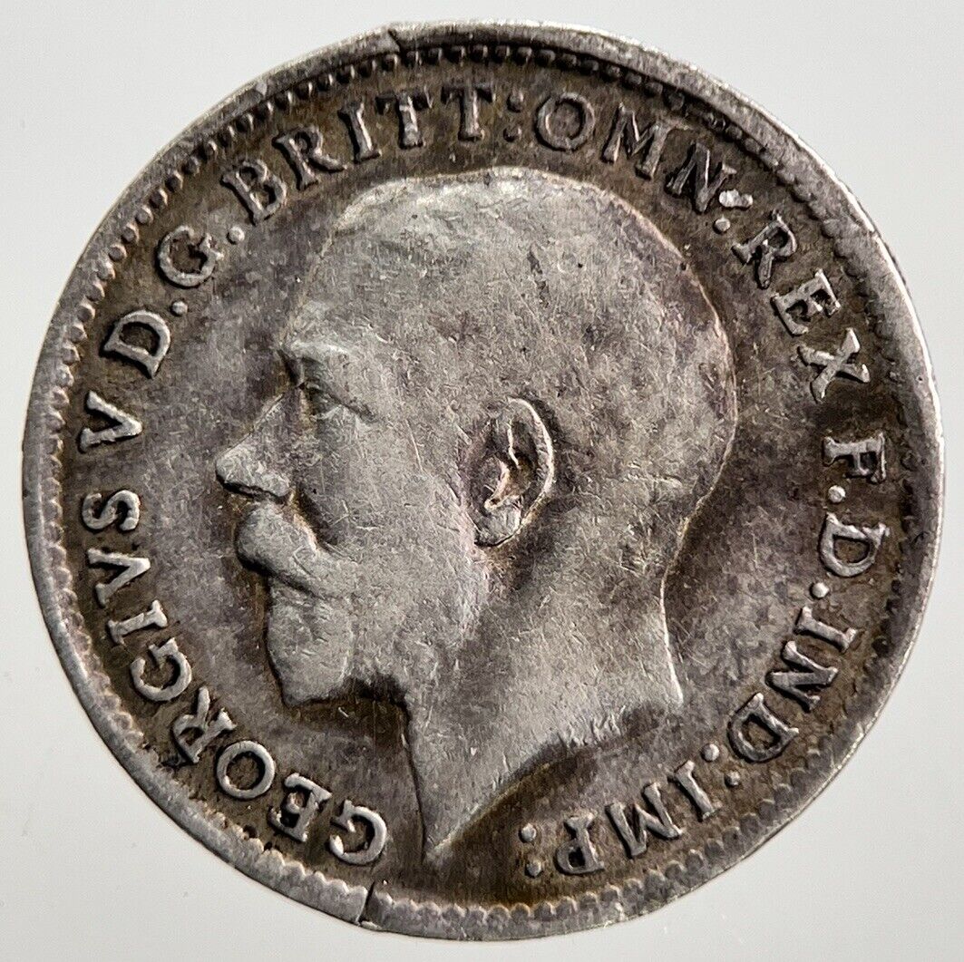 1919 George V Threepence Silver Coin | Fine Collectable Grade