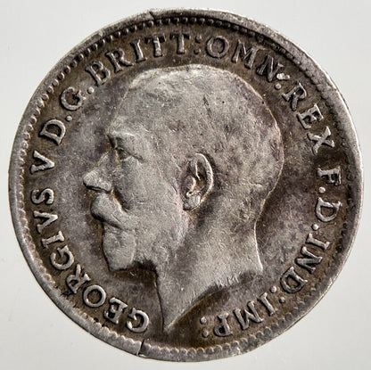 1919 George V Threepence Silver Coin | Fine Collectable Grade