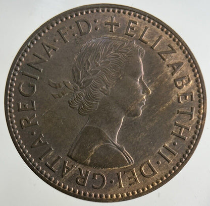 1959 Elizabeth II 2nd Half-Penny Coin | Very High Grade