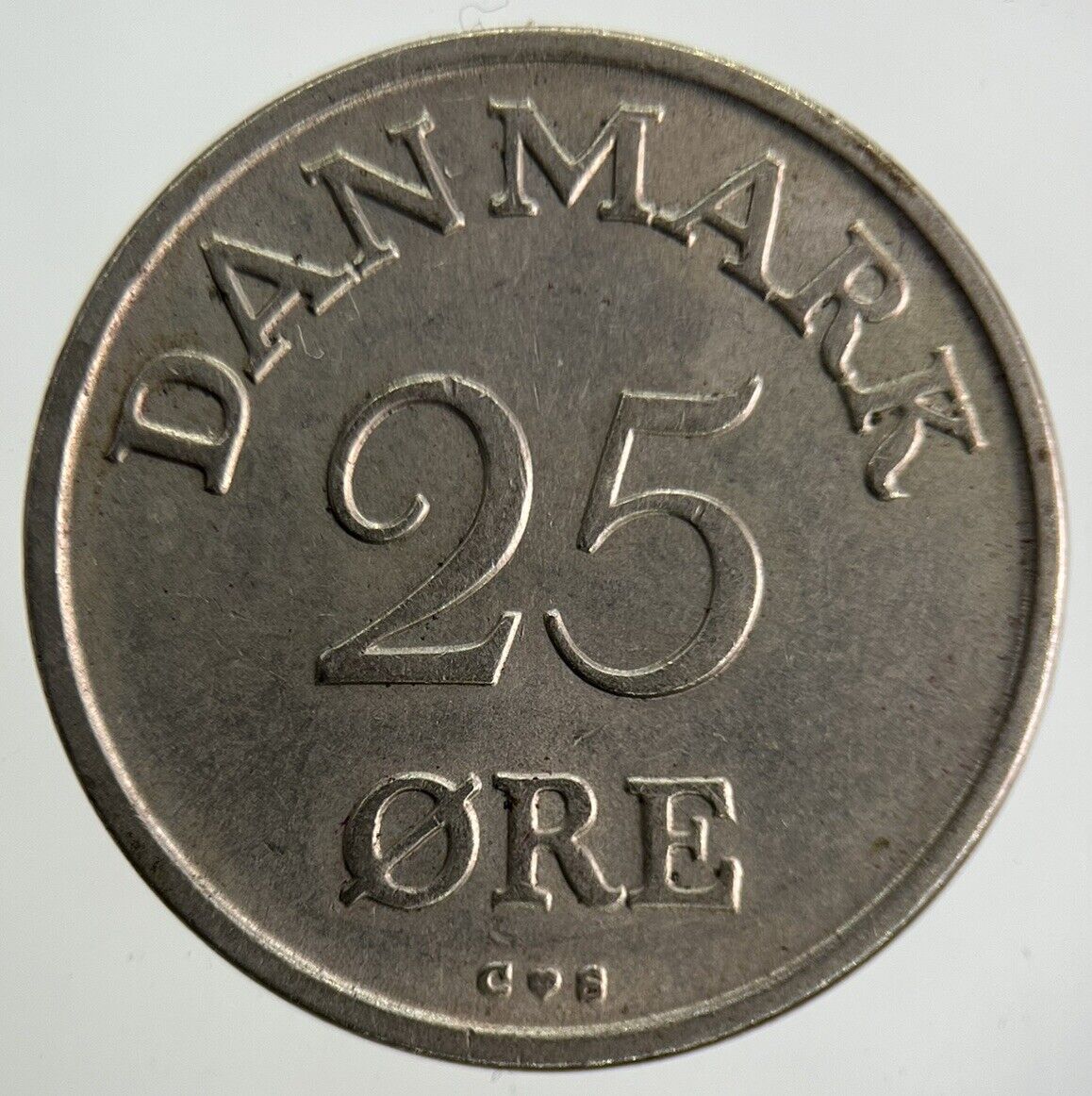 1960 Denmark 25 Ore Coin | Very High Grade