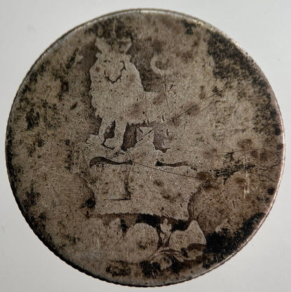 1825 George IV Shilling Silver Coin | Fair Grade | a8661