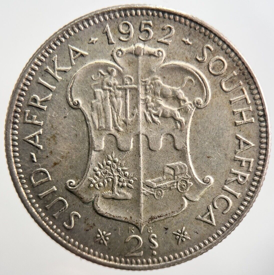 1952 South Africa Florin Silver Coin | Very High Grade | a2663
