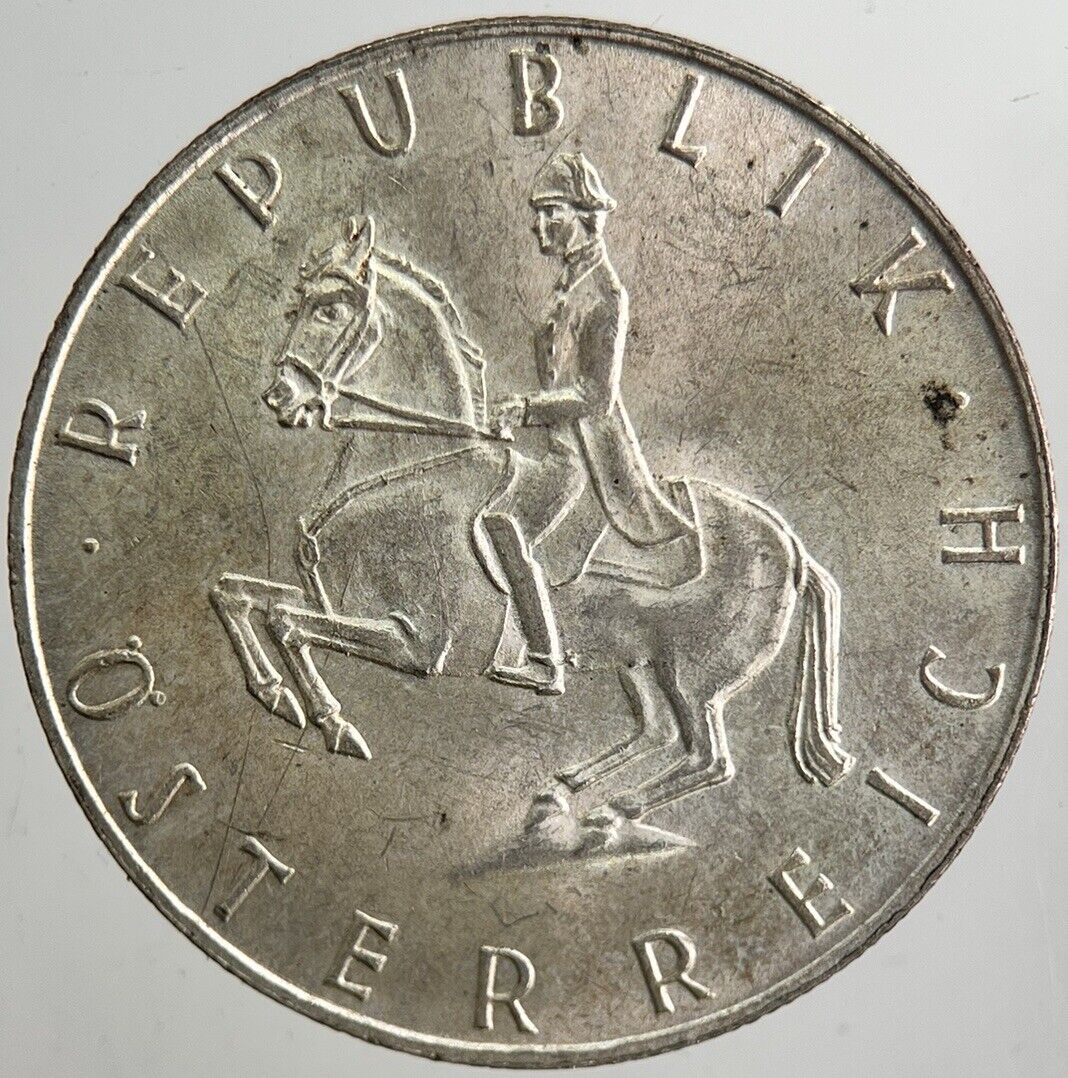 1964 Austria 5 Schilling Shilling Silver Coin | Very High Grade | a5499
