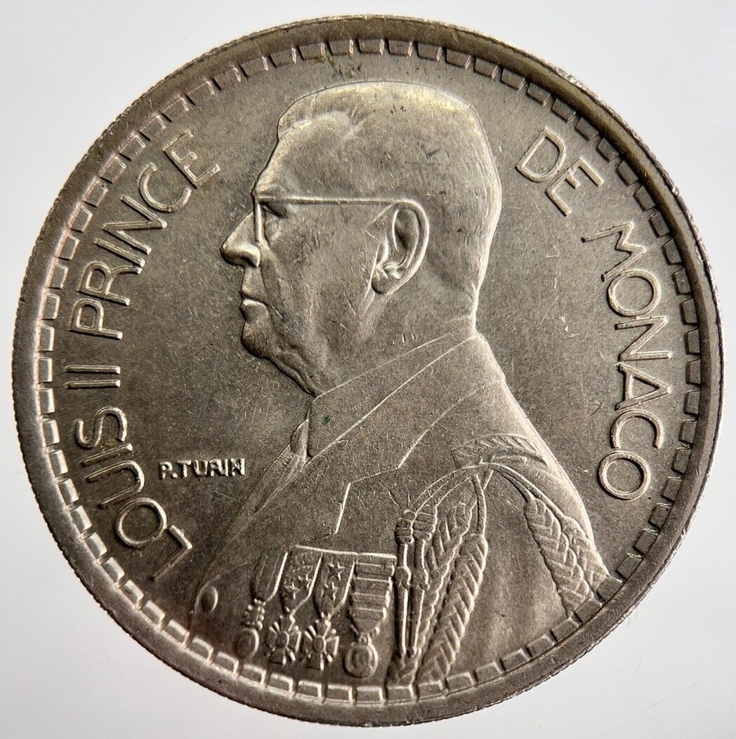 1947 Monaco 20 Francs Coin | Very High Grade | a2532