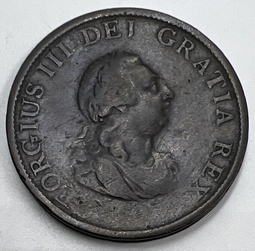 1799 George III Half - Penny | British Coin | Collectable Grade | a1436