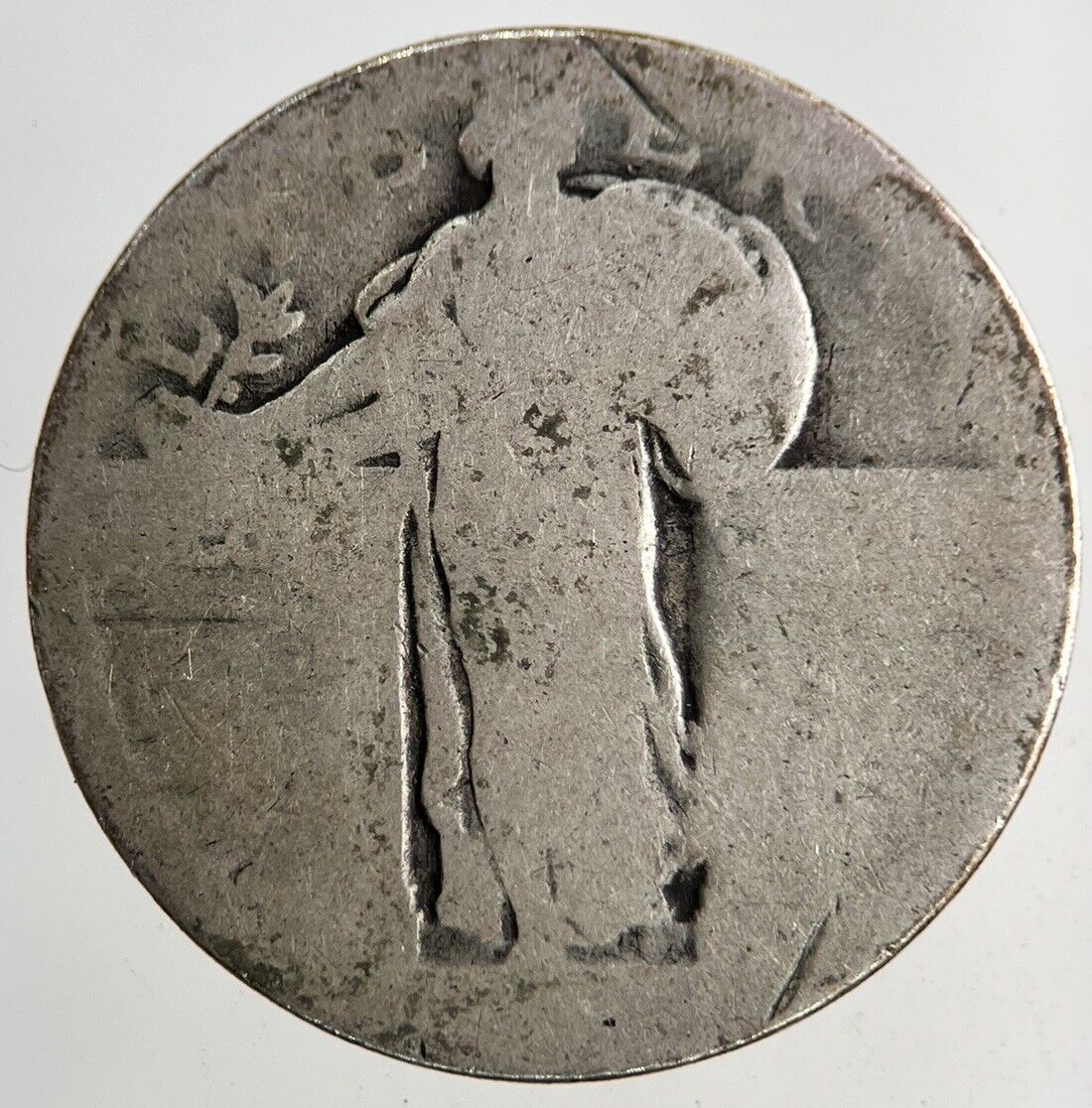 US USA Standing Liberty Quarter Silver Coin | Fair Grade