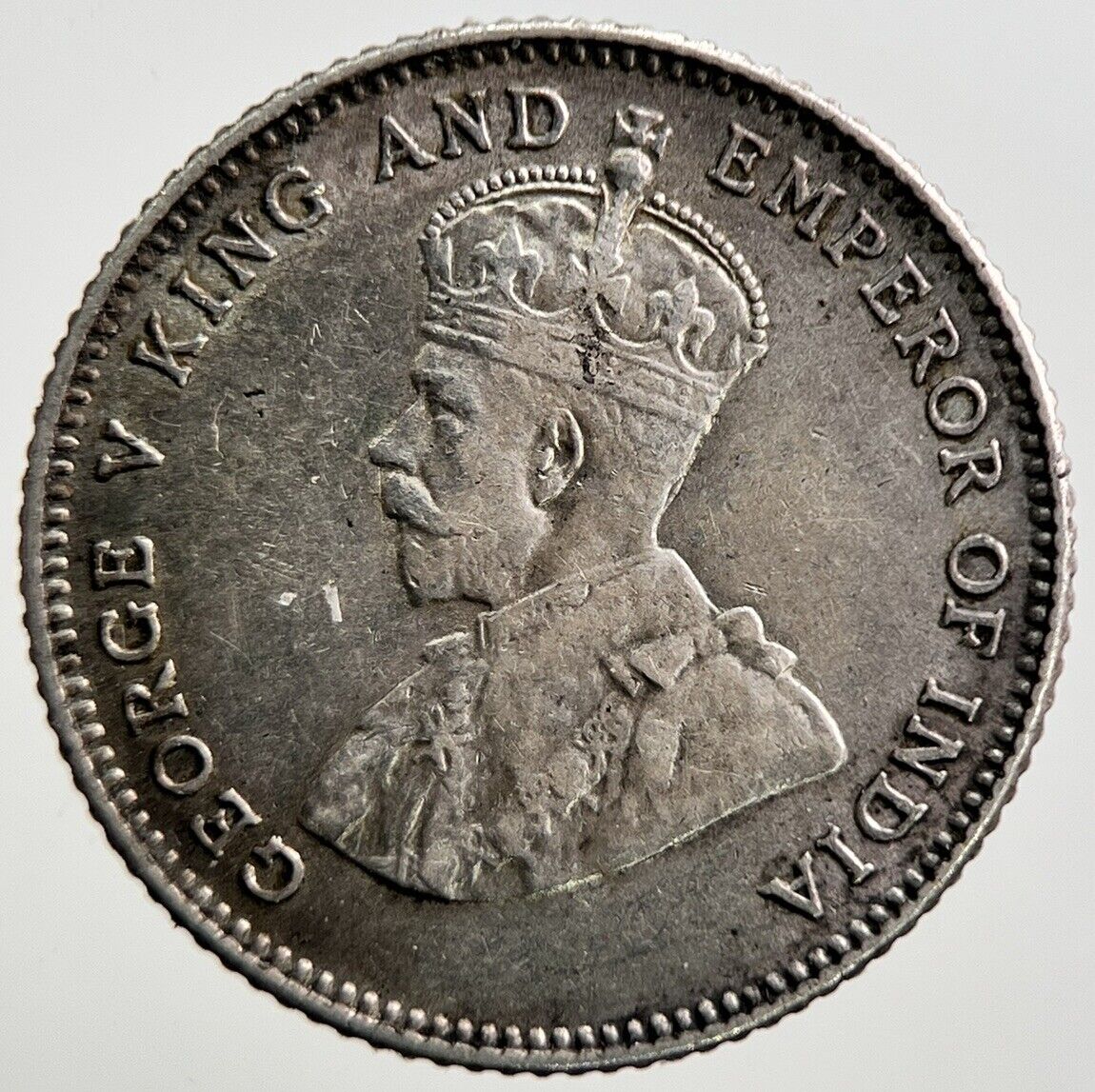 1927 Straight Settlements 10 Cents Silver Coin | Fine Collectable Grade | a2772