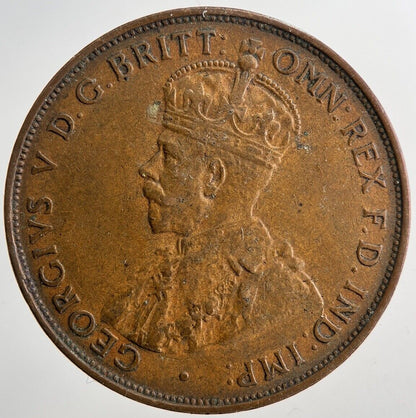 1935 Australia One Penny Coin | Fine Collectable Grade | a6399