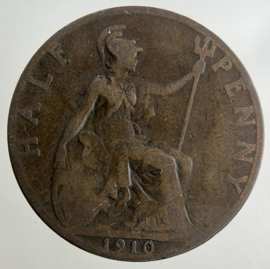 1910 Edward VII Half-Penny Coin | Collectable Grade