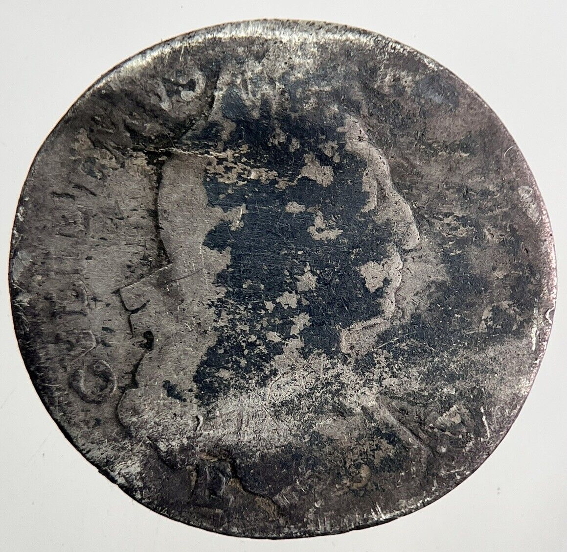 British William III 3rd Sixpence Silver Coin | Fair Grade | a9571