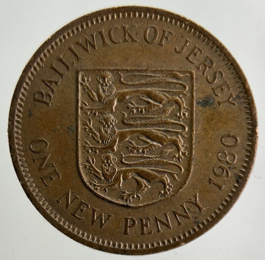 1980 Jersey One Penny Coin | Fine Collectable Grade