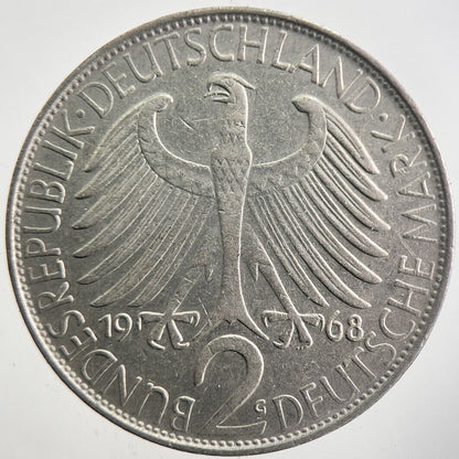 1968 Germany 2 Mark Coin | Collectable Grade | a7724