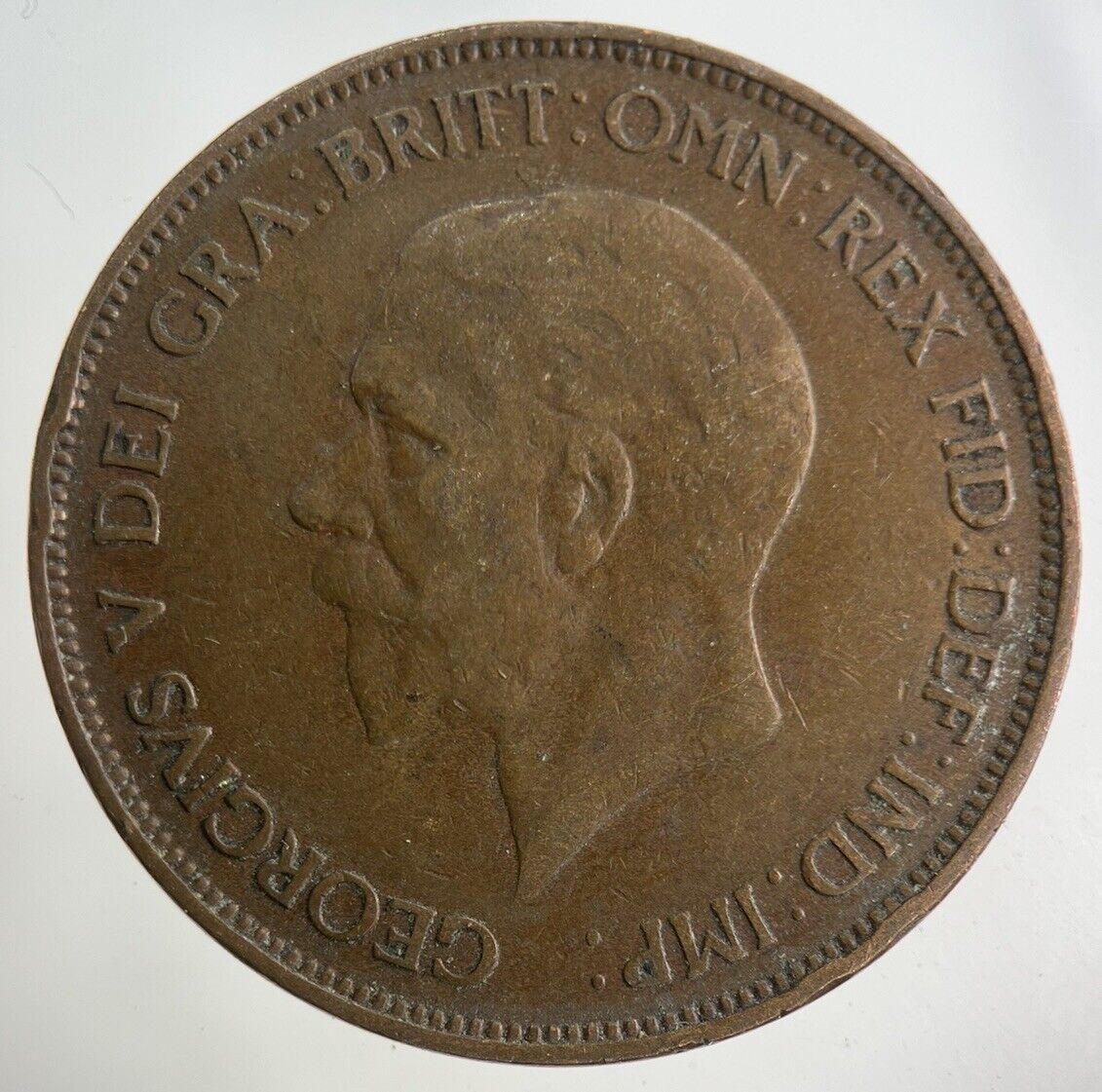 1931 George V One Penny Coin | Fine Collectable Grade