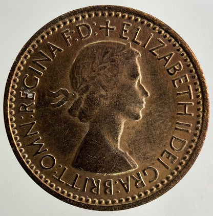 1953 Elizabeth II 2nd Wren Farthing Coin | Very High Grade