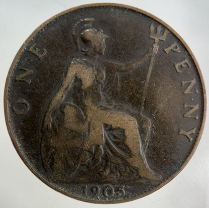 1905 Edward VII One Penny Coin | Collectable Grade