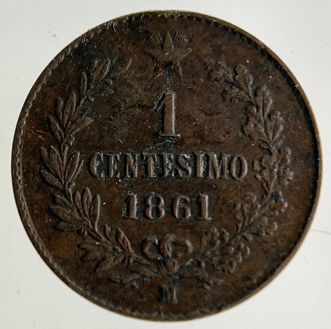 1861 Italy 1 Centesimo Coin | Very High Grade