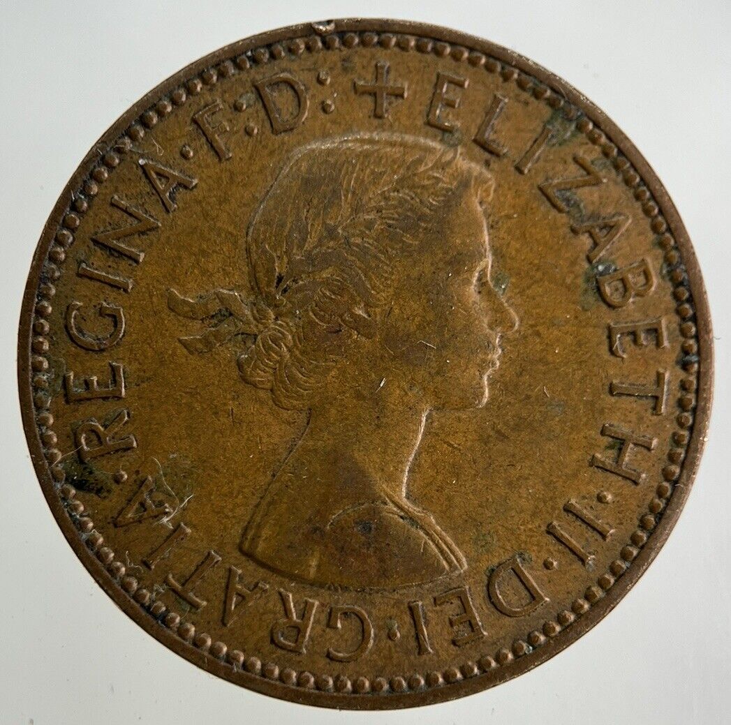 1964 Elizabeth II 2nd Half-Penny Coin | Fine Collectable Grade