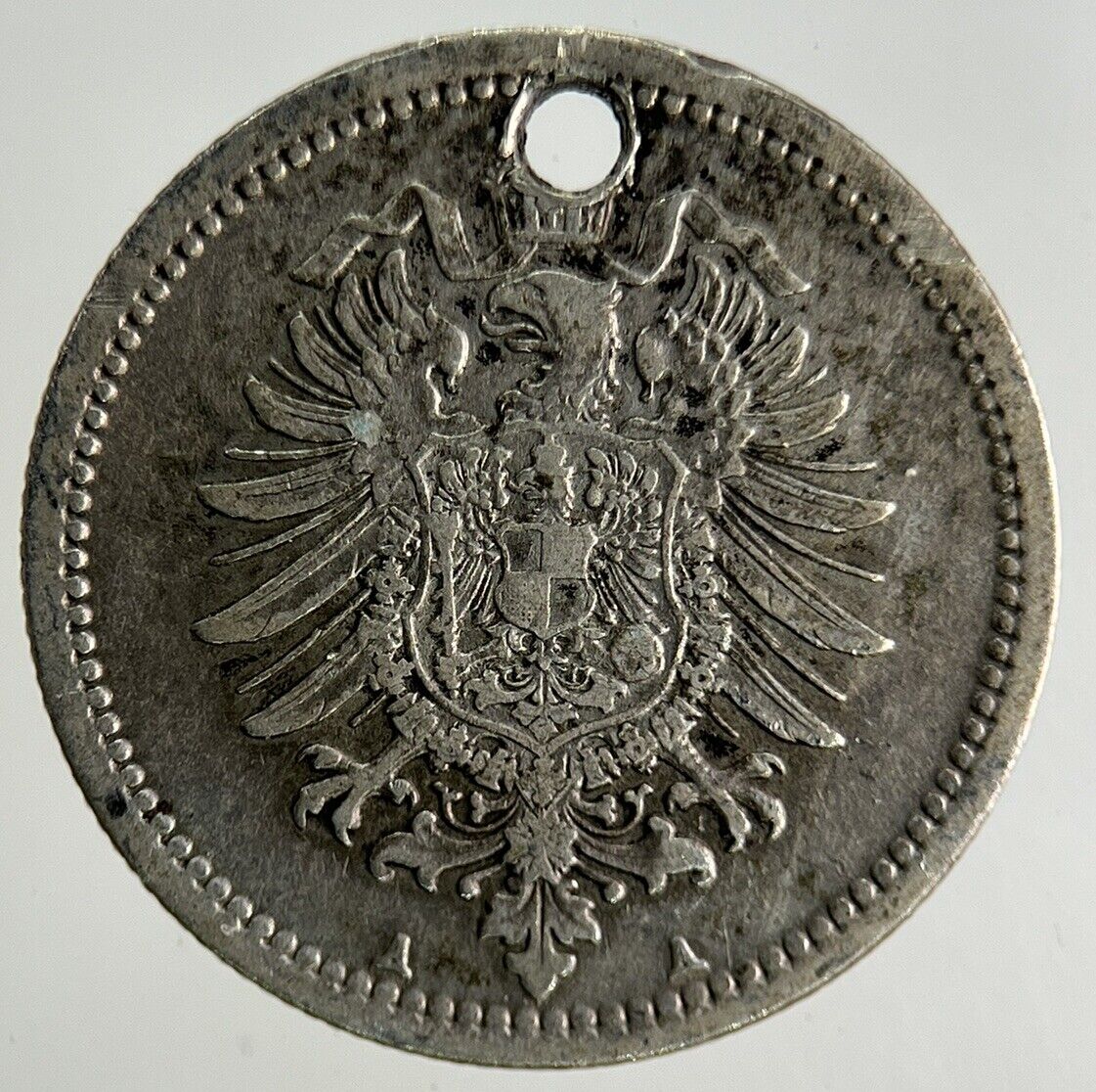 1876 Germany 50 Pfennig Silver Coin | Fine Collectable Grade