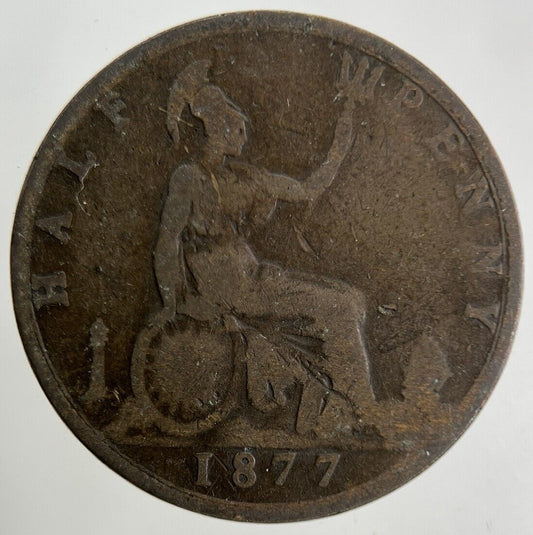 1877 Victoria Half-Penny Coin | Collectable Grade