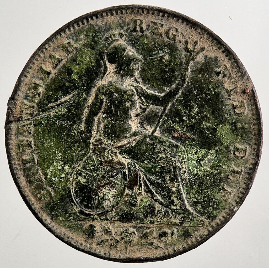 1840 Victoria Farthing Coin | Fine Collectable Grade | a5035