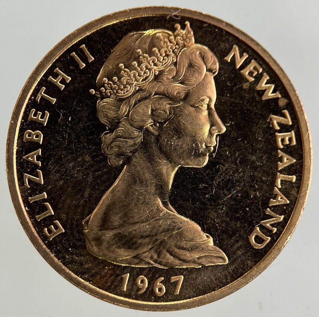 1967 New Zealand Proof 2 Cents Coin | Very High Grade