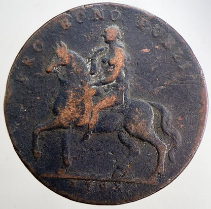 1793 Coventry Lady Godiva Elephant Half-Penny Token | Collectable Grade