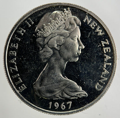 1967 New Zealand Proof 10 Cents Shilling Coin | Very High Grade