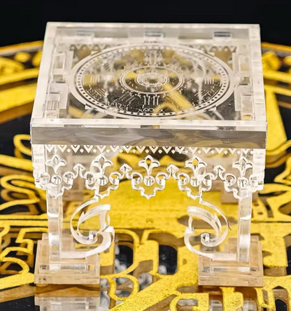 Clear Multi Purpose Display Table Stand For Coins / Amulet / Medals Display