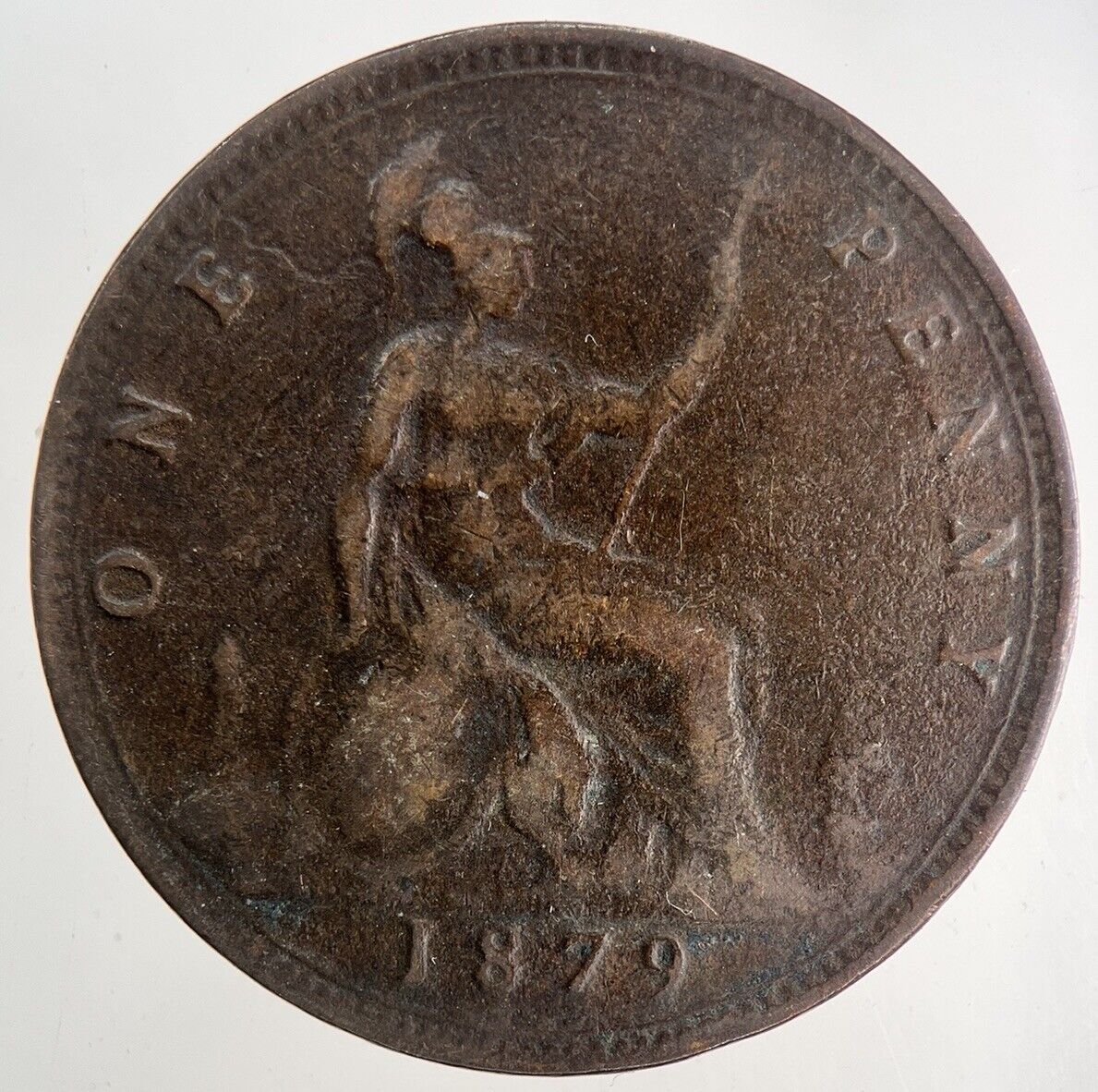 1879 Victoria One Penny Coin | Collectable Grade | a8909