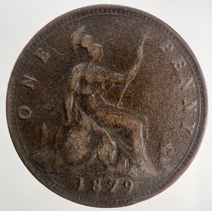 1879 Victoria One Penny Coin | Collectable Grade | a8909