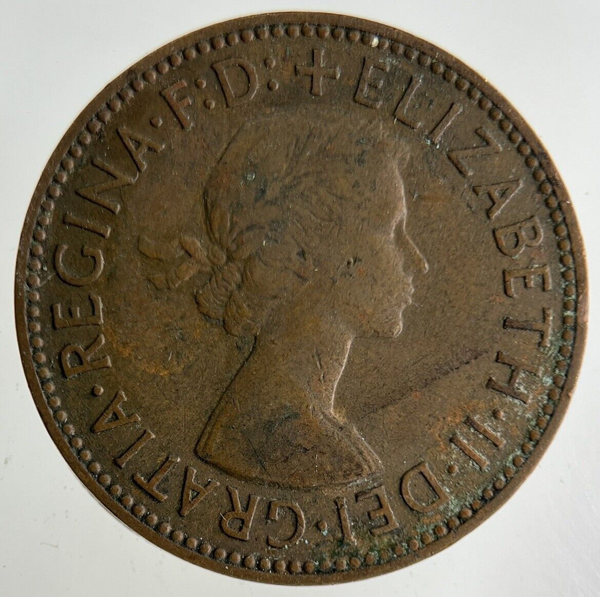 1954 Elizabeth II 2nd Half-Penny Coin | Fine Collectable Grade