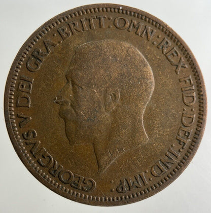 1928 George V Half-Penny Coin | Collectable Grade