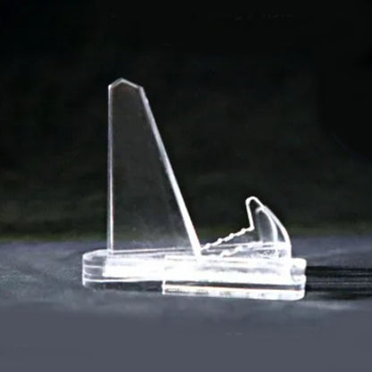 Clear 1oz Silver Gold Coin / Amulet / Medal Display Stand