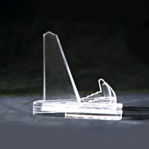 Clear 1oz Silver Gold Coin / Amulet / Medal Display Stand