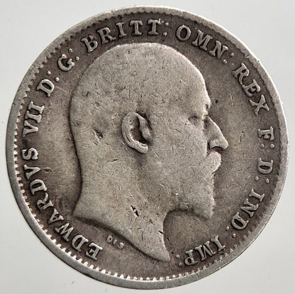 1902 Edward VII Threepence Silver Coin | Collectable Grade | a2773