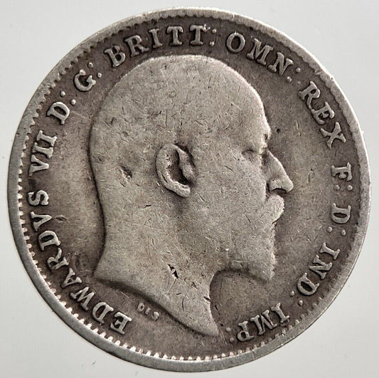 1902 Edward VII Threepence Silver Coin | Collectable Grade | a2773