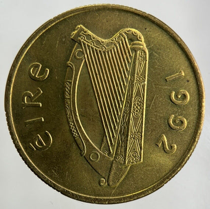 1992 Irish 20p Twenty-Pence Coin | Fine Collectable Grade