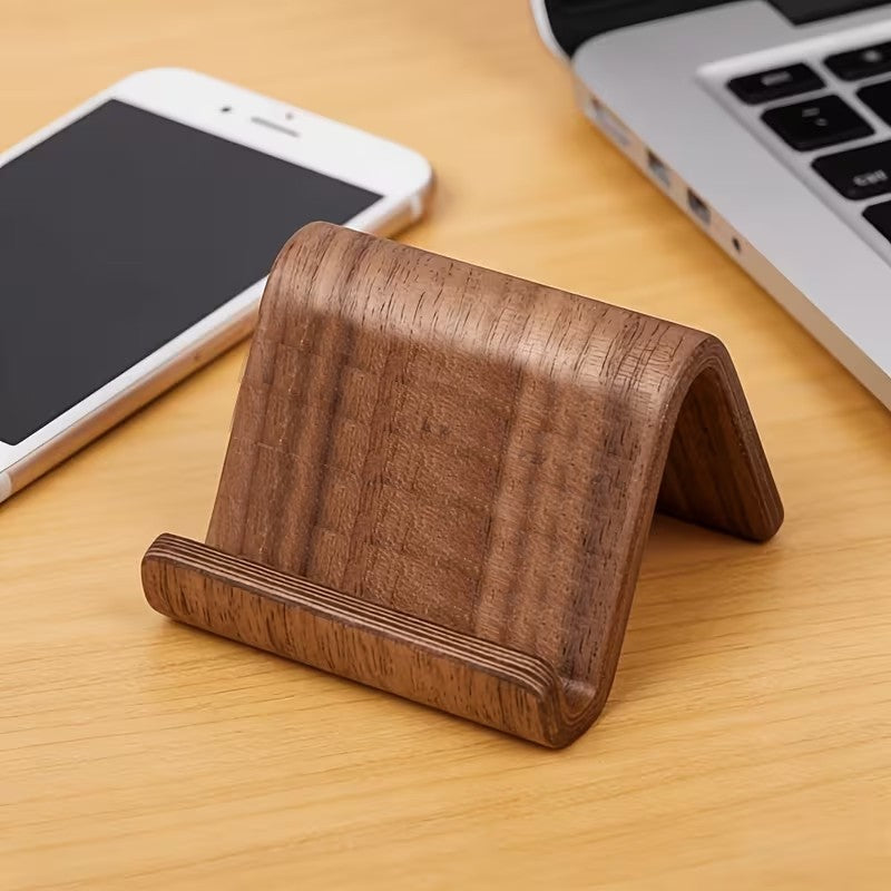Walnut Colour iPhone Phone Tablet iPad Samsung Galaxy Solid Wood Angle Stand